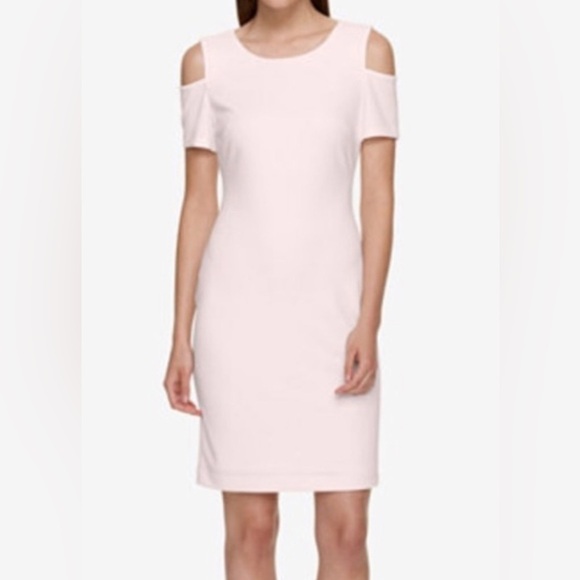 Women’s Tommy Hilfiger Cold Shoulder Midi Dress Plus Size 16 - Picture 2 of 16